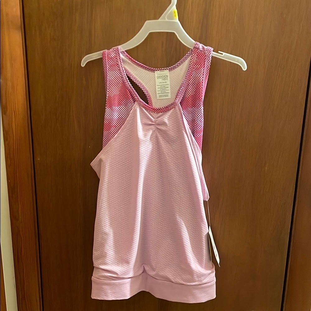 Danskin Pink Athletic Tank Top